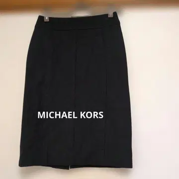 겨울 추천 KORS MICHAEL KORS 블랙 미디 스커트 슬릿 포함