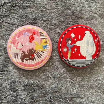 디즈니 자수 캔뱃지 2