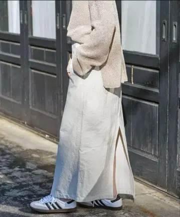 [택 포함 새상품] spick&span 가먼트 다이 타이트 스커트 36