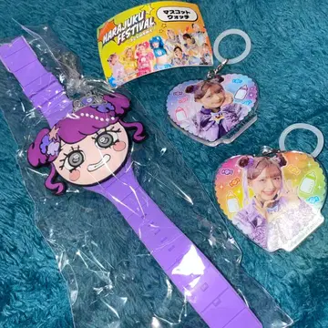 하라주쿠 페스티벌 시나코 메지루시 참 마스코트 워치