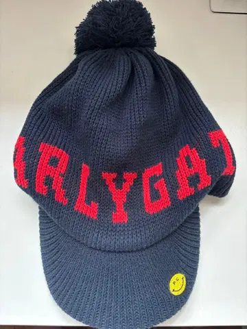 PEARL GATES 폼폼 포함 니트 모자