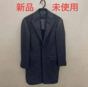 RINGJACKET 울 체스터 코트 그레이 S 사이즈 상당