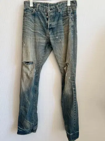 SWG 데미지 가공 스트레이트 데님 30