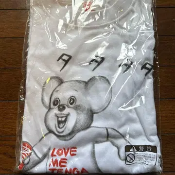 만화 타로 x TENGA LOVE ME TENGA 셔츠 화이트