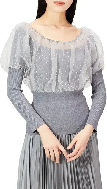 스나이델 시어 도킹 니트 SWNT215063