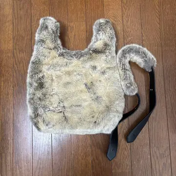 EMODA 에모다 인조 모피 숄더백 파우치 포함