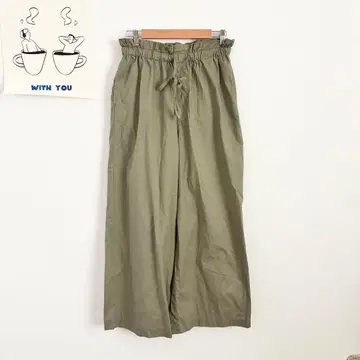 니코앤드 와이드 이지 팬츠 허리밴딩 벌룬 실루엣 캐주얼