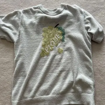 gelato pique 포도 자수 룸웨어 원사이즈