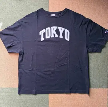 BEAMS 빔즈 별주 Champion TOKYO 티셔츠 블랙 한정판 M