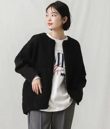 malla 그레디 브릴리언트 이탈리안 빅 파일 블루종 블랙