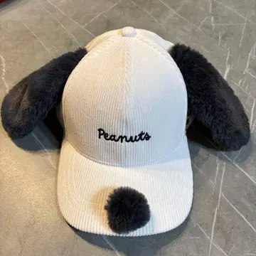 USJ 스누피 귀 달린 코듀로이 캡 2025