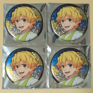 점프 페스타 귀멸의 칼날 홀로그램 캔뱃지 젠이츠 애니플렉스