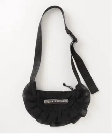 THEATRE PRODUCTS 메쉬 프릴 라운드 숄더백 M