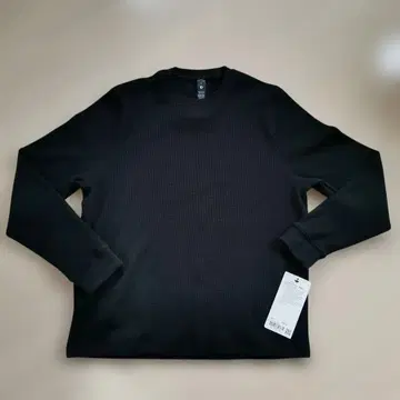 [ 새상품 M 사이즈 ] lululemon 크루넥 와플 니트 긴팔 셔츠