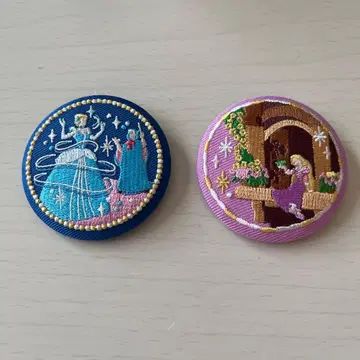 디즈니 자수 캔뱃지