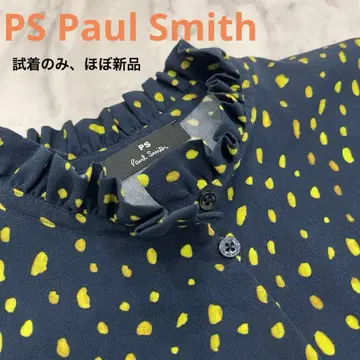 시착만 한 상품 새상품급 PS Paul Smith 올 패턴 블라우스 긴팔