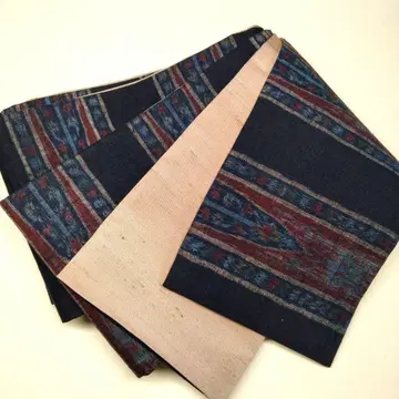 오리엔탈 일본풍 패턴 한 폭 코부쿠로 오비 긴 길이