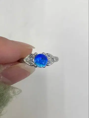 형석 실버 반지