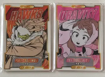 히로아카 나의 히어로 아카데미아 호크스 우라라카 스탯 카드 점페스