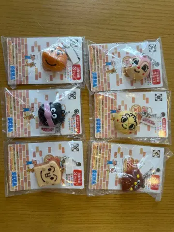 호빵맨 캐릭터 키링 6개 세트