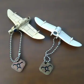 [레어] 바람계곡의 나우시카 건십 & 메베 피규어 키링 세트