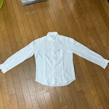 라코스테 사슴 무늬 원단 셔츠