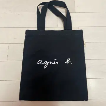 agnis b. 블랙 미니 토트백