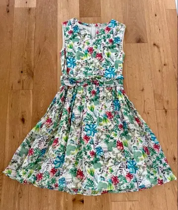 아나이 슬리브리스 꽃무늬 원피스 36