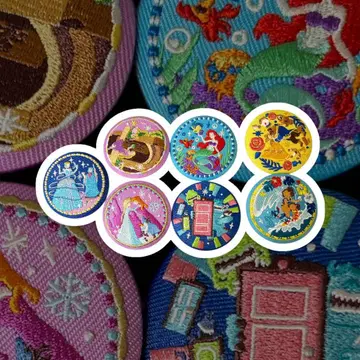 디즈니 자수 배지