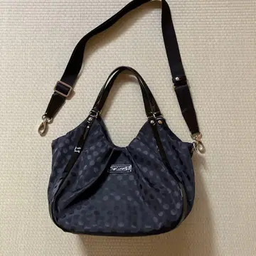 YSACCS/이삭 2way 도트 무늬 숄더백