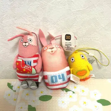 우사비치 봉제 인형 키링 세트