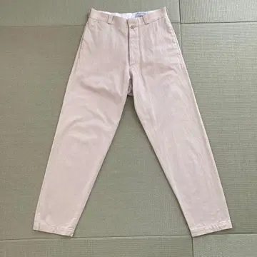 YAECA 치노 버튼 플라이 테이퍼드 팬츠 28