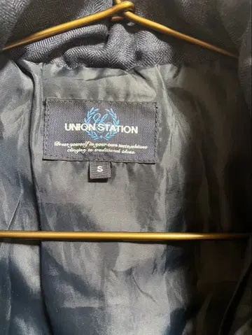 UNION STATION 네이비 다운 자켓 S