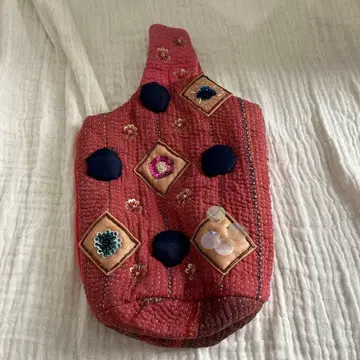 새상품급 oru 찢어진 천 짜임 버킷백 하나뿐인 아이템