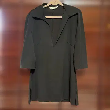 M-프리미에 브라운 팔꿈치 기장 셔츠 36