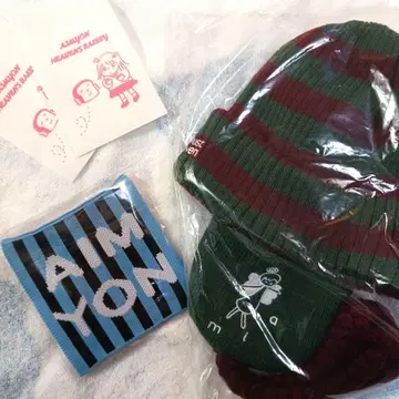 아이묭 헤븐즈 베이커리 니트 모자와 코스터