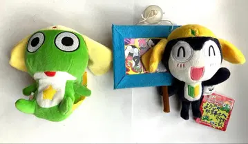개구리 중사 케로로 타마마 이등병 봉제 인형 마스코트 2개 세트