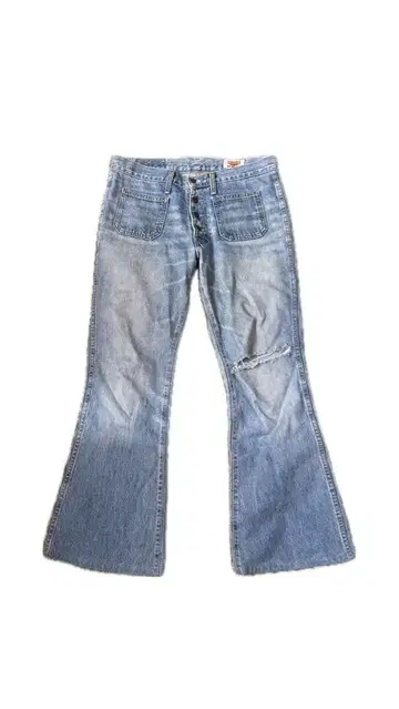 부츠컷 데님 플레어 데님 우먼 데미지 y2k archive