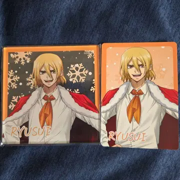콜라보 카페 나나미 류스이 코스터 스티커