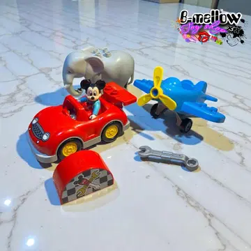 레고 듀플로 미키마우스 탈것 세트