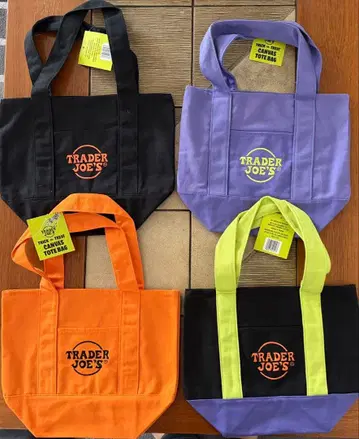 트레이더 조스 할로윈 토트백 4종 세트