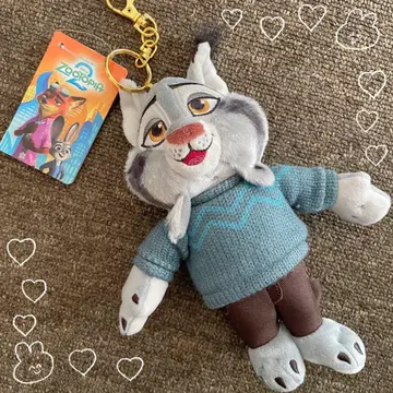 파우바트 봉제 인형 키체인 디즈니 스토어 야마다 료스케