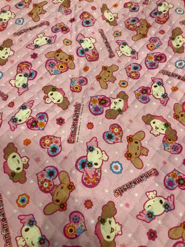 초레어! 레어! 시나몬 퀼팅 조각 원단 핑크