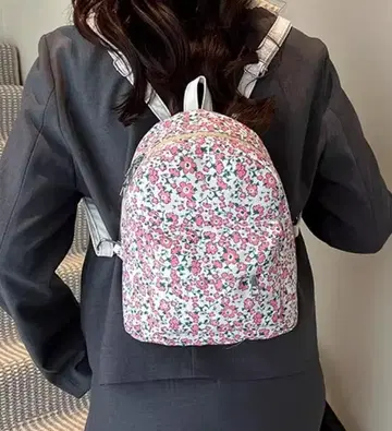 꽃무늬 백팩 백팩