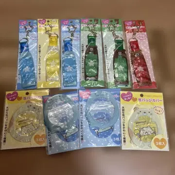 새상품 초레어 산엑스 리락쿠마 스밋코 덕질 홀더 캔뱃지 커버