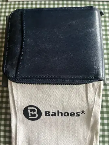 Bahoes 남성용 2단 접이식 지갑