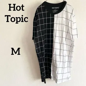 Hot Topic 핫토픽 티셔츠 블랙 화이트 캐주얼 스타일리시