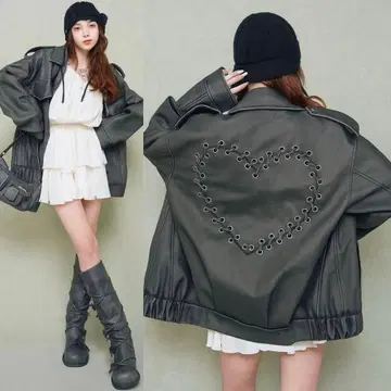 Darich 하트 쉐이커 가죽 자켓