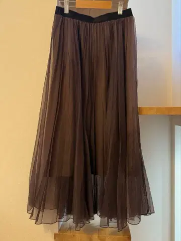 아나이 플리츠 스커트 모카 S