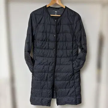 UNIQLO 울트라 라이트 다운 블랙 롱 자켓